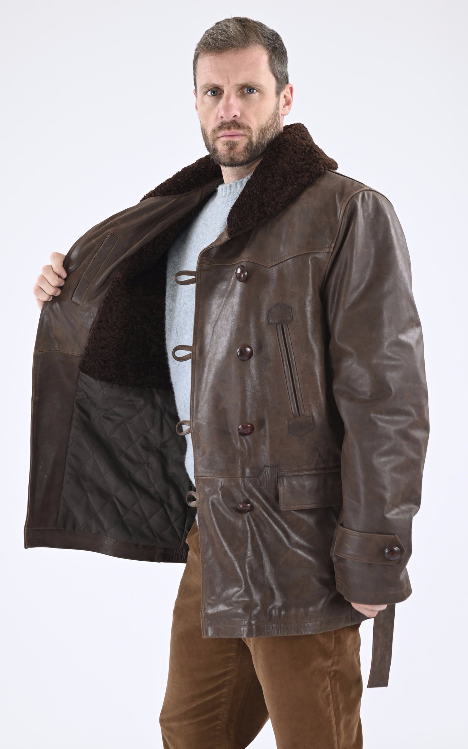 A &quot;CANADIENNE&quot; Marron La Canadienne Canadienne Homme interior photo 2