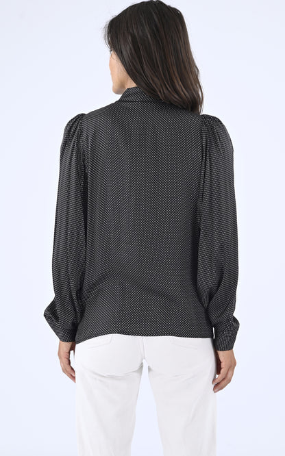 A &quot;CANDY&quot; Noir Tara Jarmon Top Femme back photo