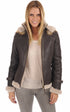 A "SACHA" Marron La Canadienne Bombardier Femme opened photo