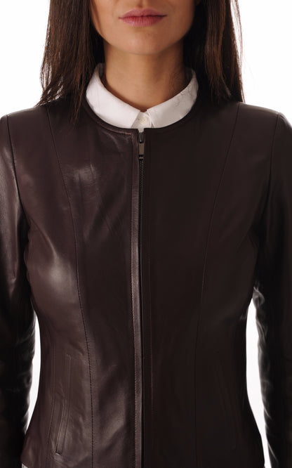 A &quot;SEPHORA FF&quot; Bordeaux La Canadienne Blouson Femme details photo