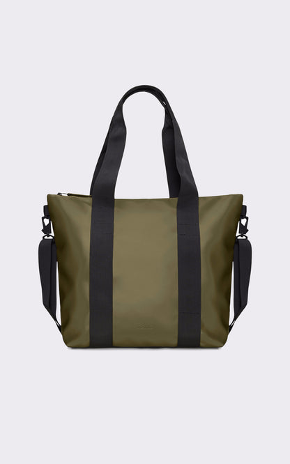 A &quot;14160 TOTE BAG MINI&quot; Kaki Rains Sac Mixte opened photo