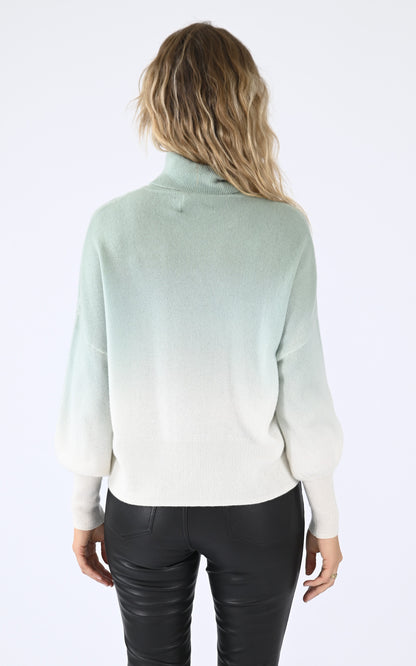 A &quot;MYPRINCESS&quot; Vert Les Tricots de Léa Pull Femme back photo