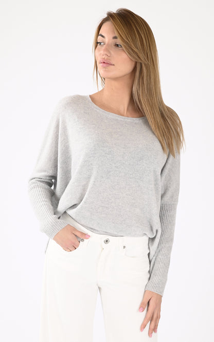 A &quot;AGNES 4604002C&quot; Gris Notshy pull_poncho Femme opened photo