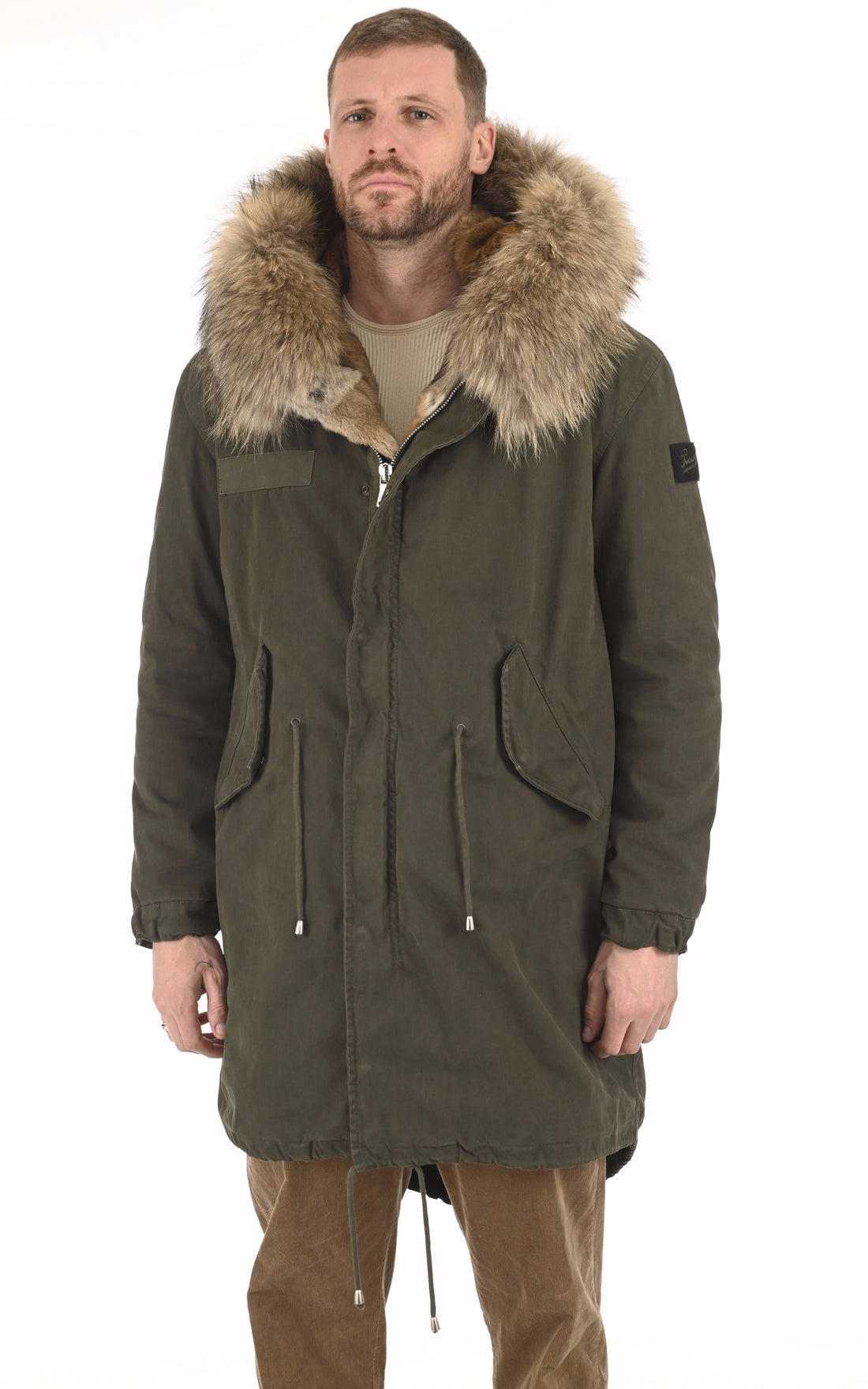 A &quot;A22-DMLE30ST&quot; Kaki Barbed 3/4 Homme opened photo