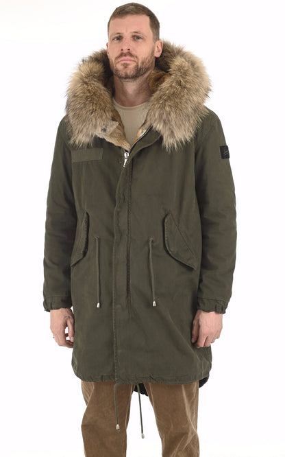 A &quot;A22-DMLE30ST&quot; Kaki Barbed 3/4 Homme closed photo
