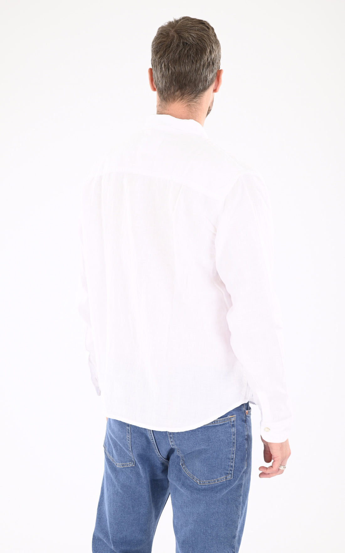 A &quot;SHSANTIAGOML&quot; Blanc Schott Chemise Homme opened photo