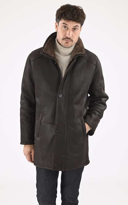 A &quot;GUILLAUME&quot; Marron La Canadienne 3/4 Homme closed photo