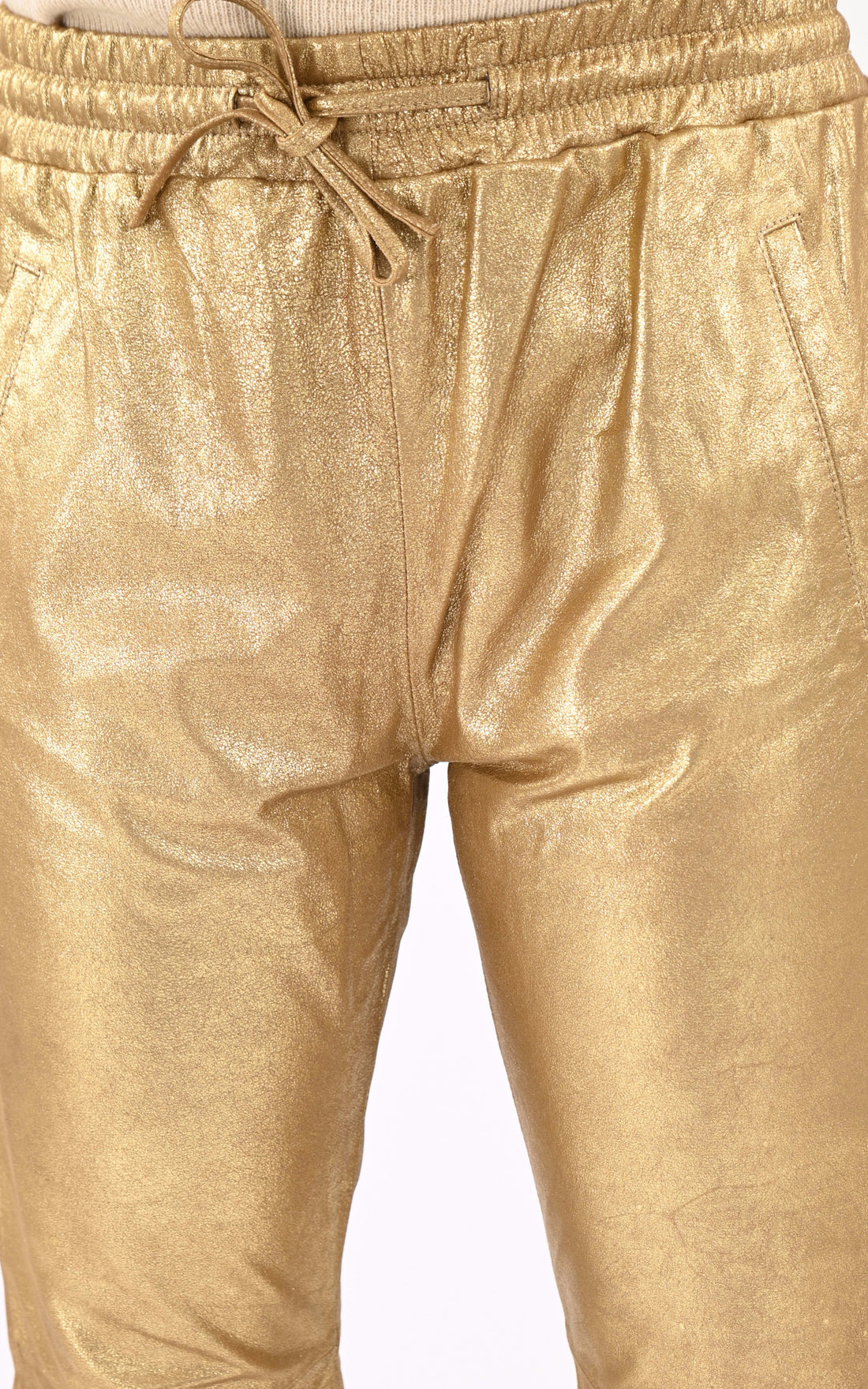 A &quot;GIFT METAL 64871&quot; Gold Oakwood Pantalon Femme opened photo