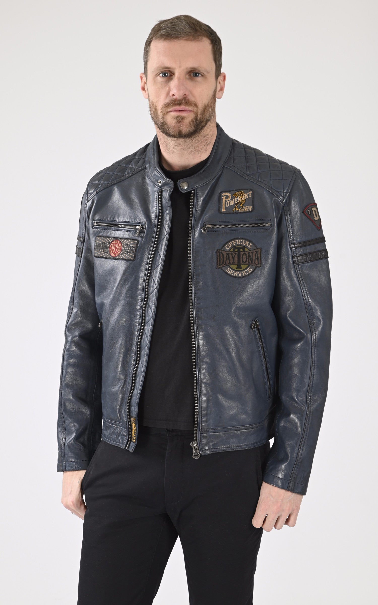A &quot;WALKOR 102831&quot; Bleu Daytona 73 Blouson Homme opened photo 1
