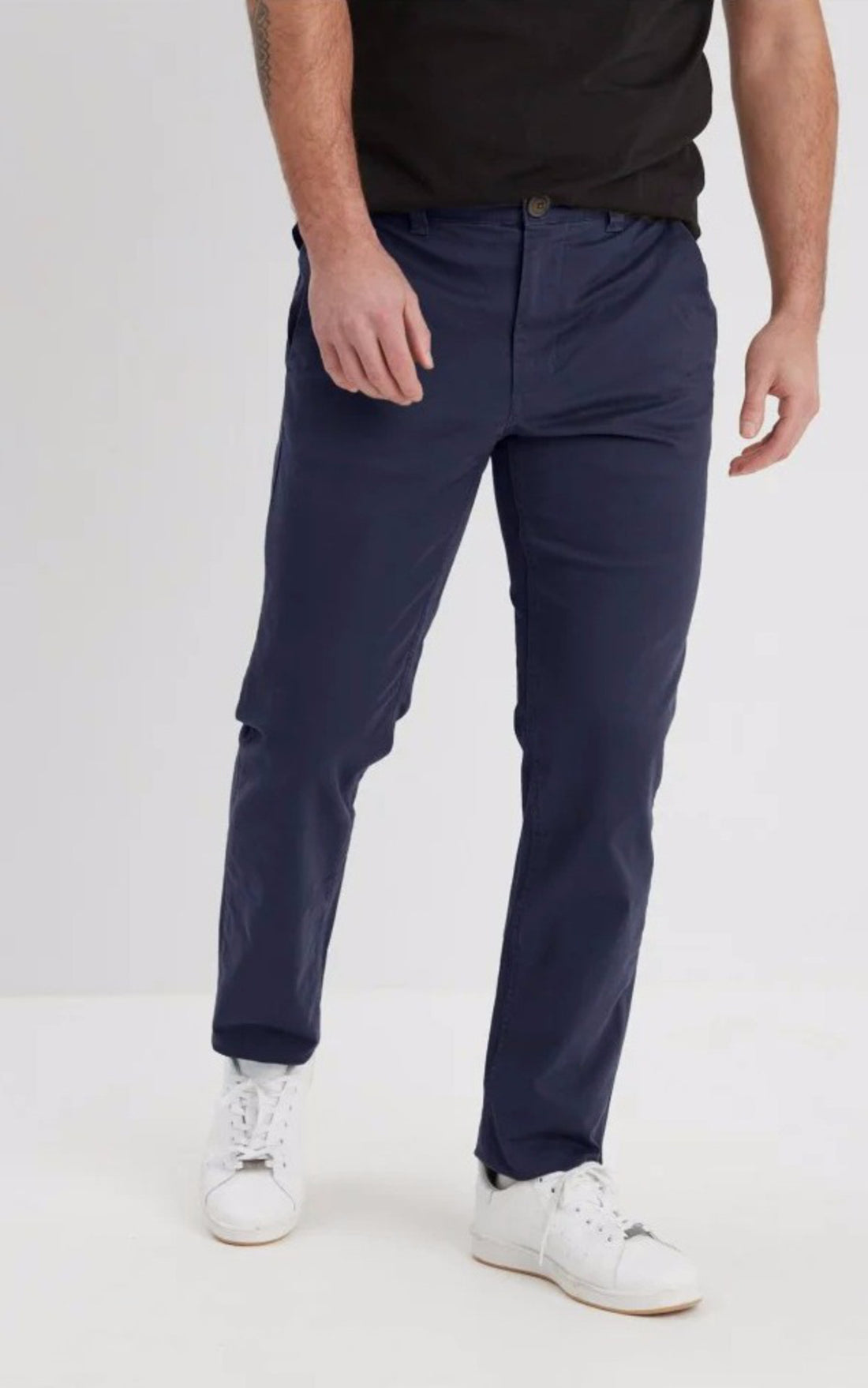 A &quot;CHINO BROKEN TWILL 102862&quot; Marine Daytona 73 Pantalon Homme opened photo