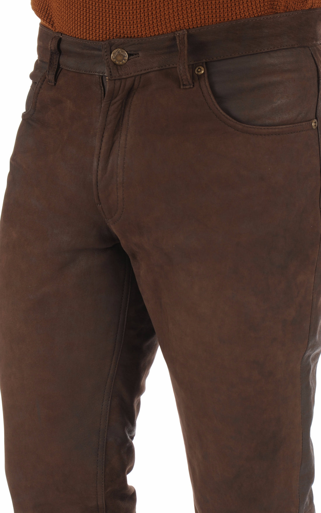 A &quot;LAURIN&quot; Marron Maddox Pantalon Homme closed photo