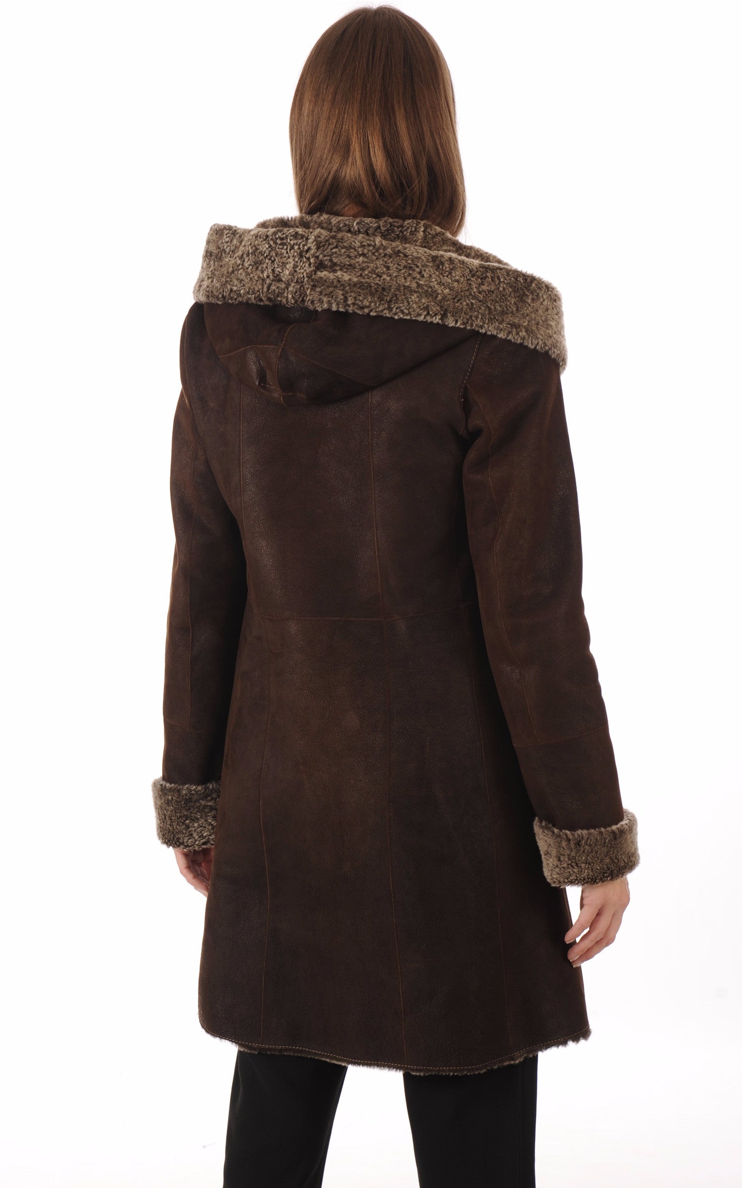 A &quot;OS9007C 90&quot; Marron La Canadienne 3/4 Femme back photo 4