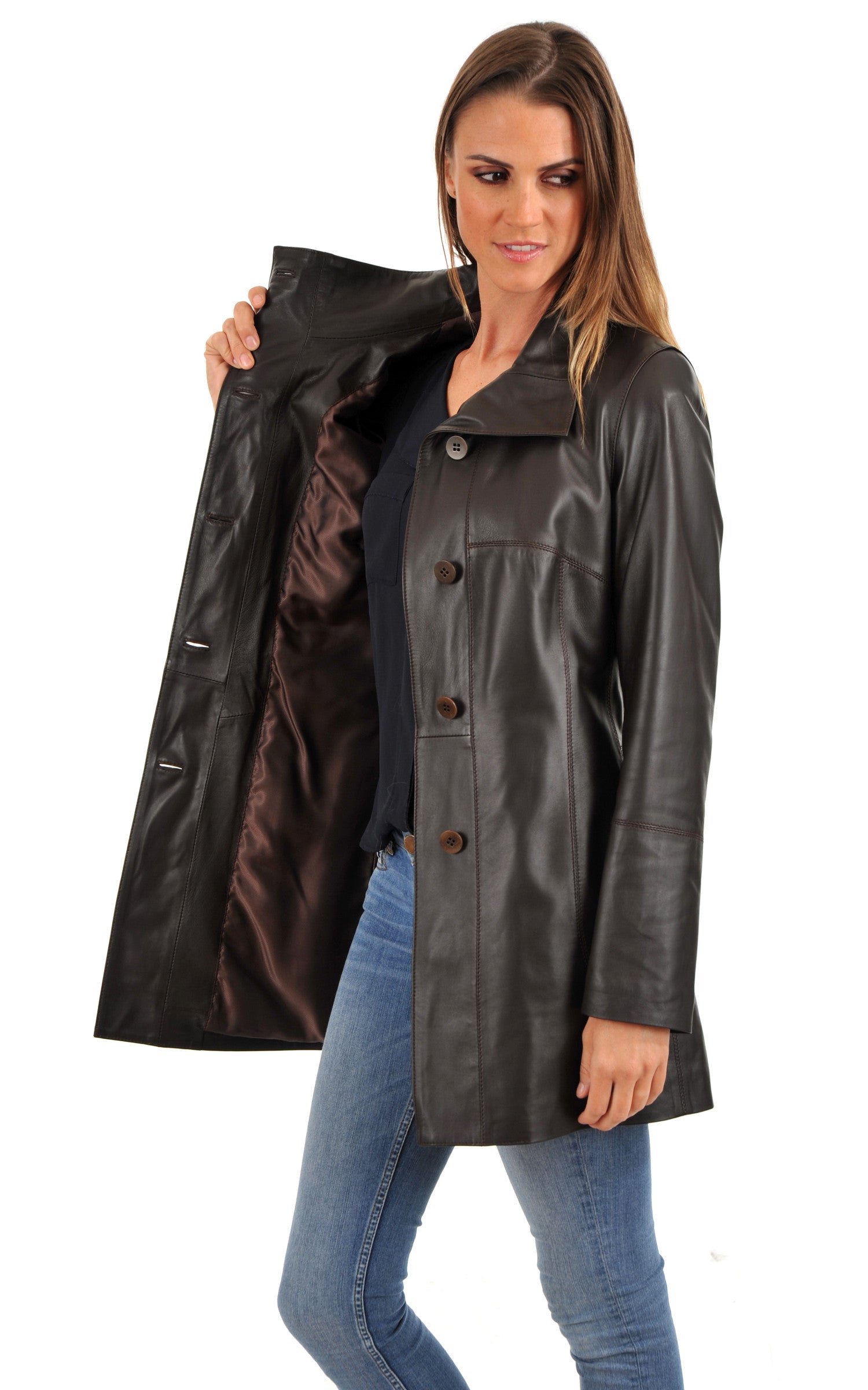 A &quot;TRIANA&quot; Marron La Canadienne 3/4 Femme interior photo