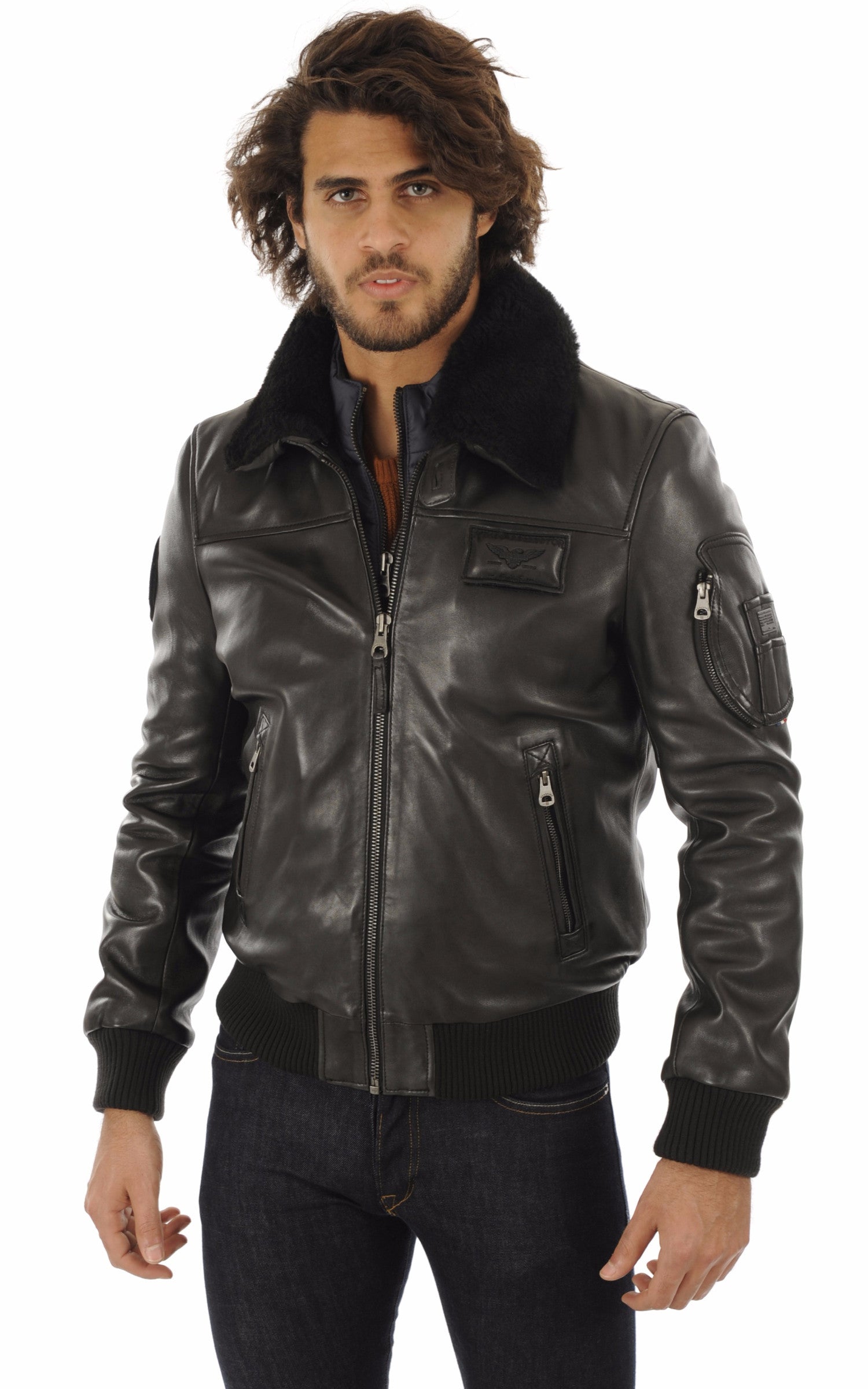 A &quot;RAFAL&quot; Noir Patrouille de France Pilote Homme closed photo 2