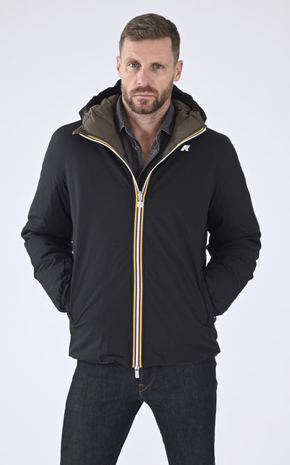 A &quot;JACK ST THERMO DO K8127WW&quot; Noir K-Way Bl Doudoune Homme closed photo