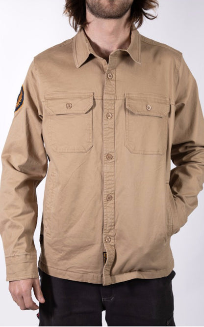 A &quot;COMCAST 103467&quot; Beige Daytona 73 Chemise Homme opened photo