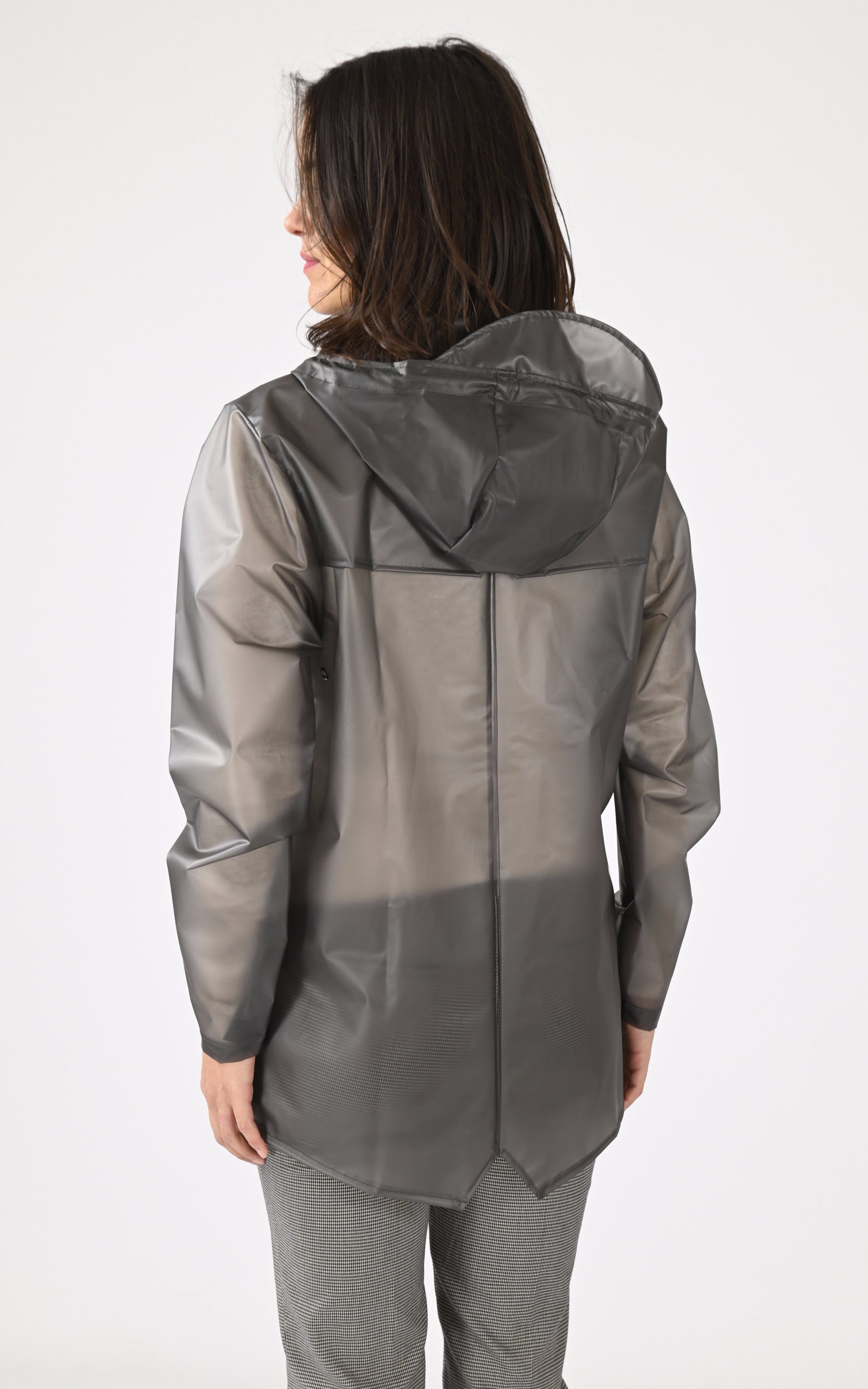 Imperméable Jacket 12010 mixte gris transparent Rains La Canadienne