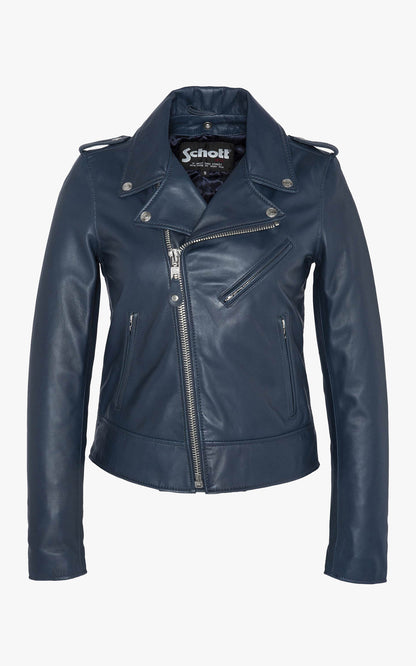 A &quot;LCW1601D&quot; Navy Schott Perfecto Femme opened photo