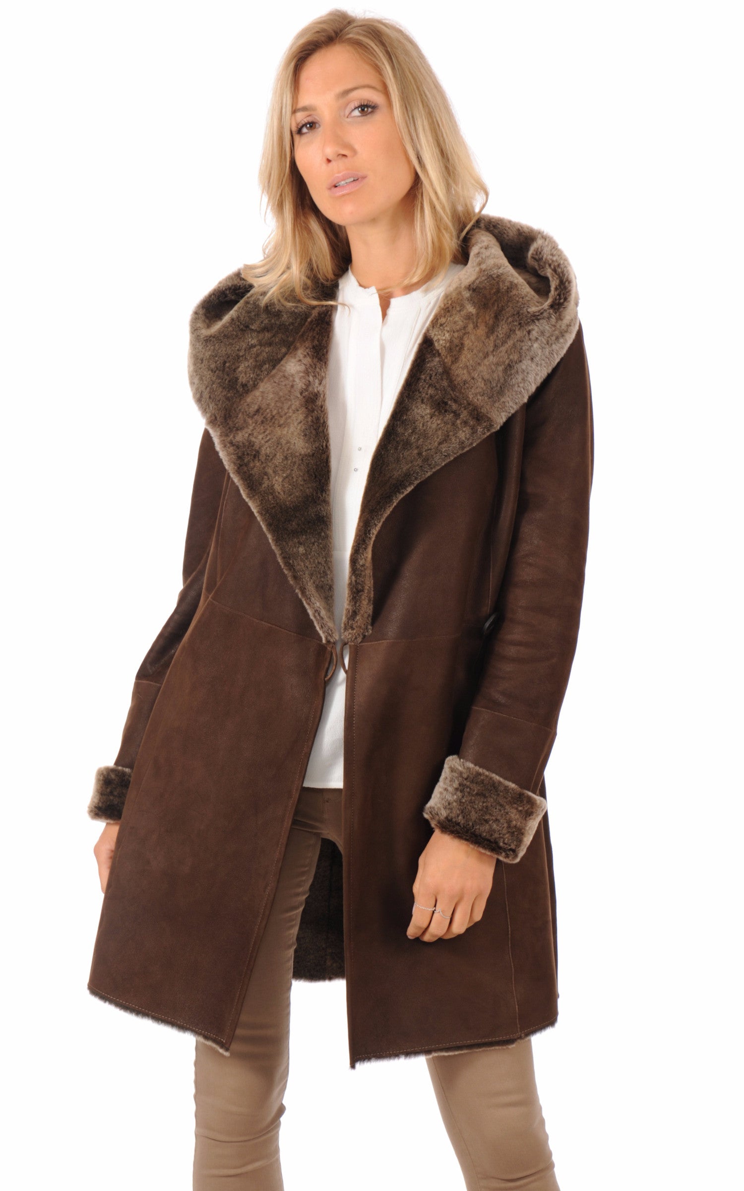 A &quot;OS9007 90&quot; Marron La Canadienne 3/4 Femme opened photo 2