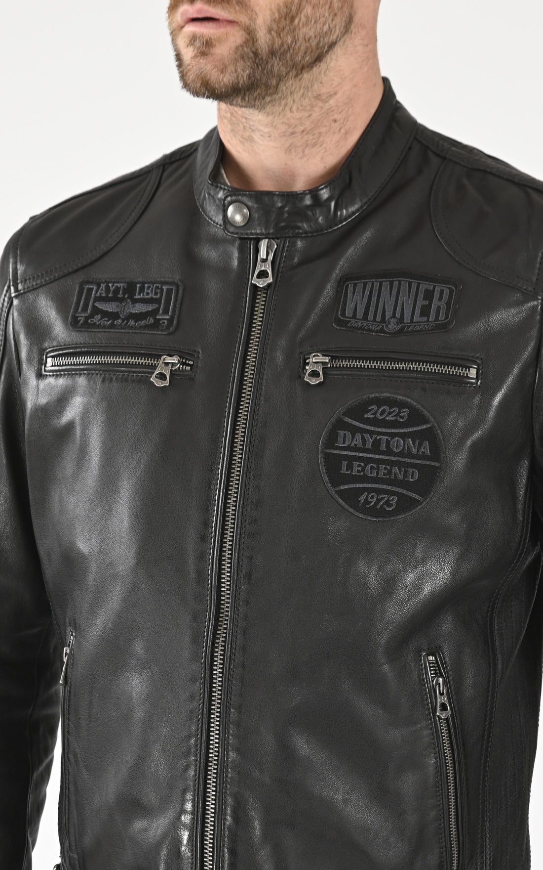 A &quot;WARTBURG 102832&quot; Noir Daytona 73 Blouson Homme opened photo