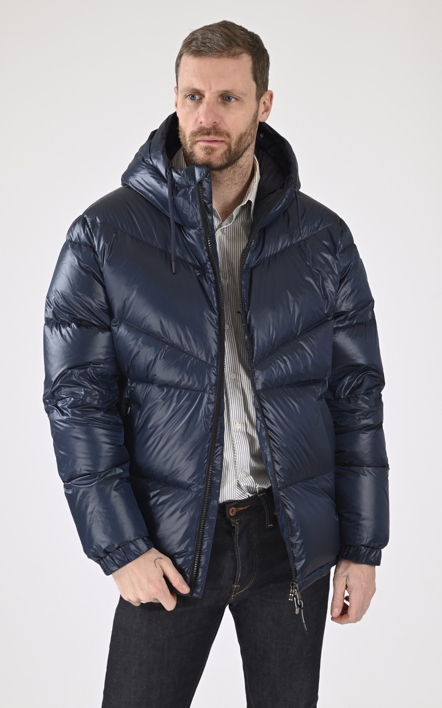A &quot;DYNA&quot; Bleu Nobis Bl Doudoune Homme opened photo 1