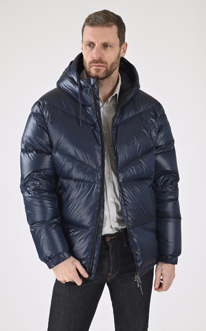 A &quot;DYNA&quot; Bleu Nobis Bl Doudoune Homme opened photo