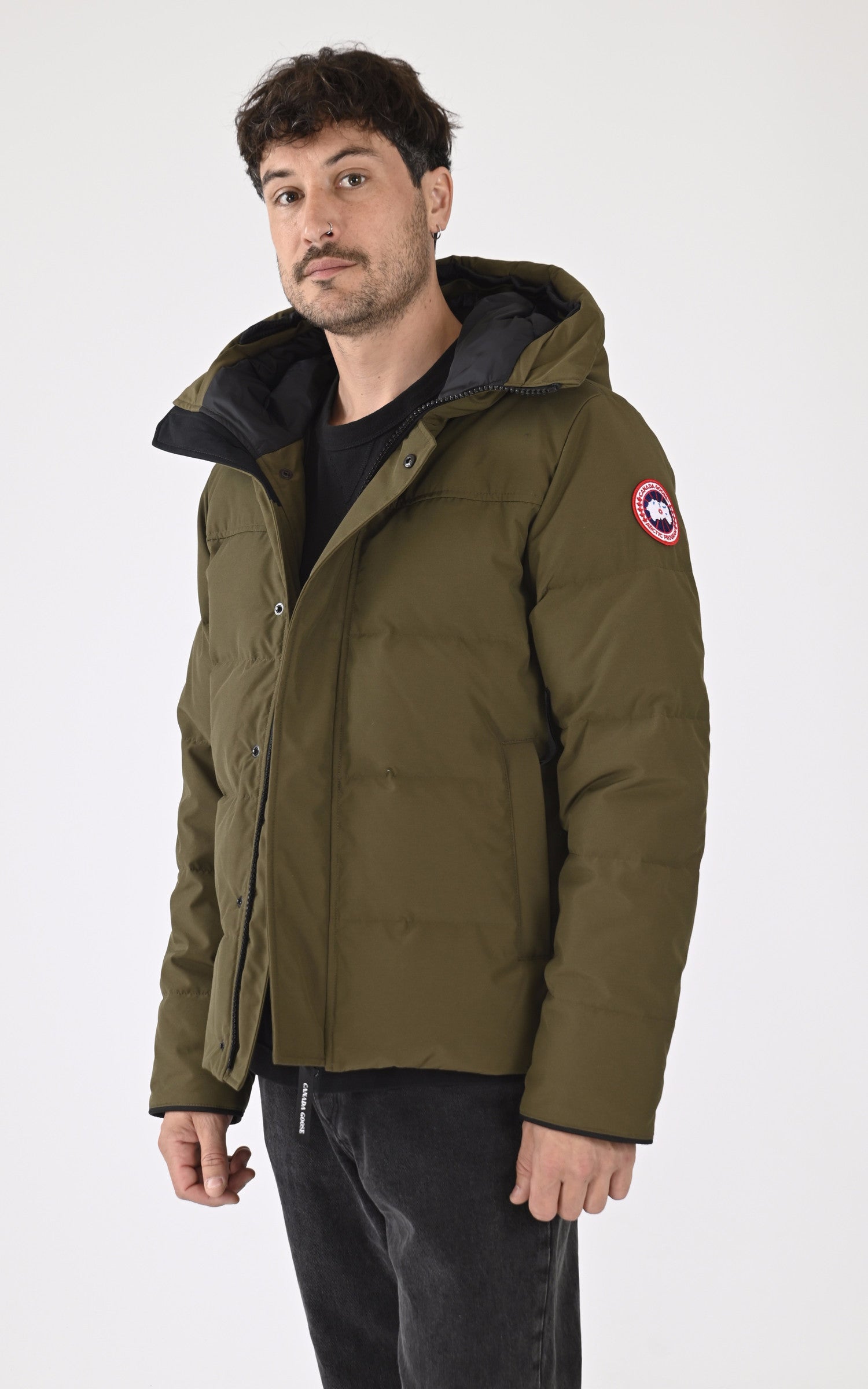 A &quot;MAC MILLAN 2080M&quot; Kaki Canada Goose 3/4 Doudoune Homme opened photo 1