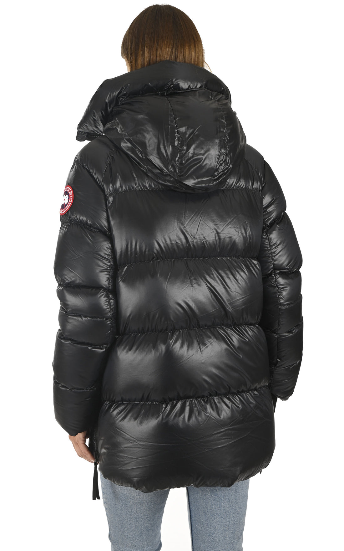 A &quot;CYPRESS PUFFER 2239L&quot; Noir Canada Goose Ves Doudoune Femme closed photo