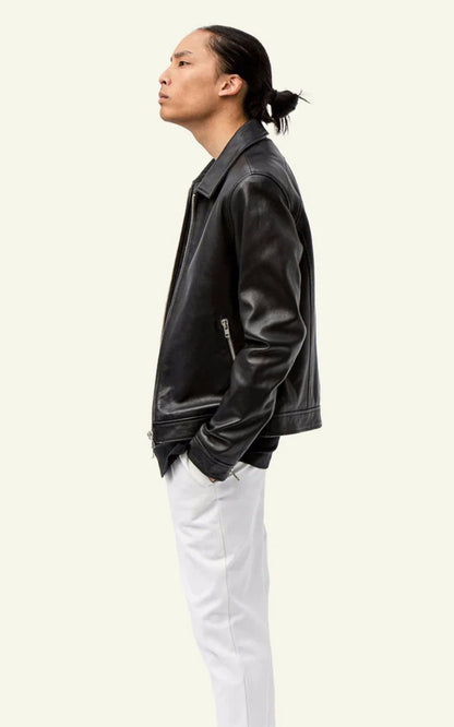 A &quot;RANDOM&quot; Noir Serge Pariente Blouson Homme back photo