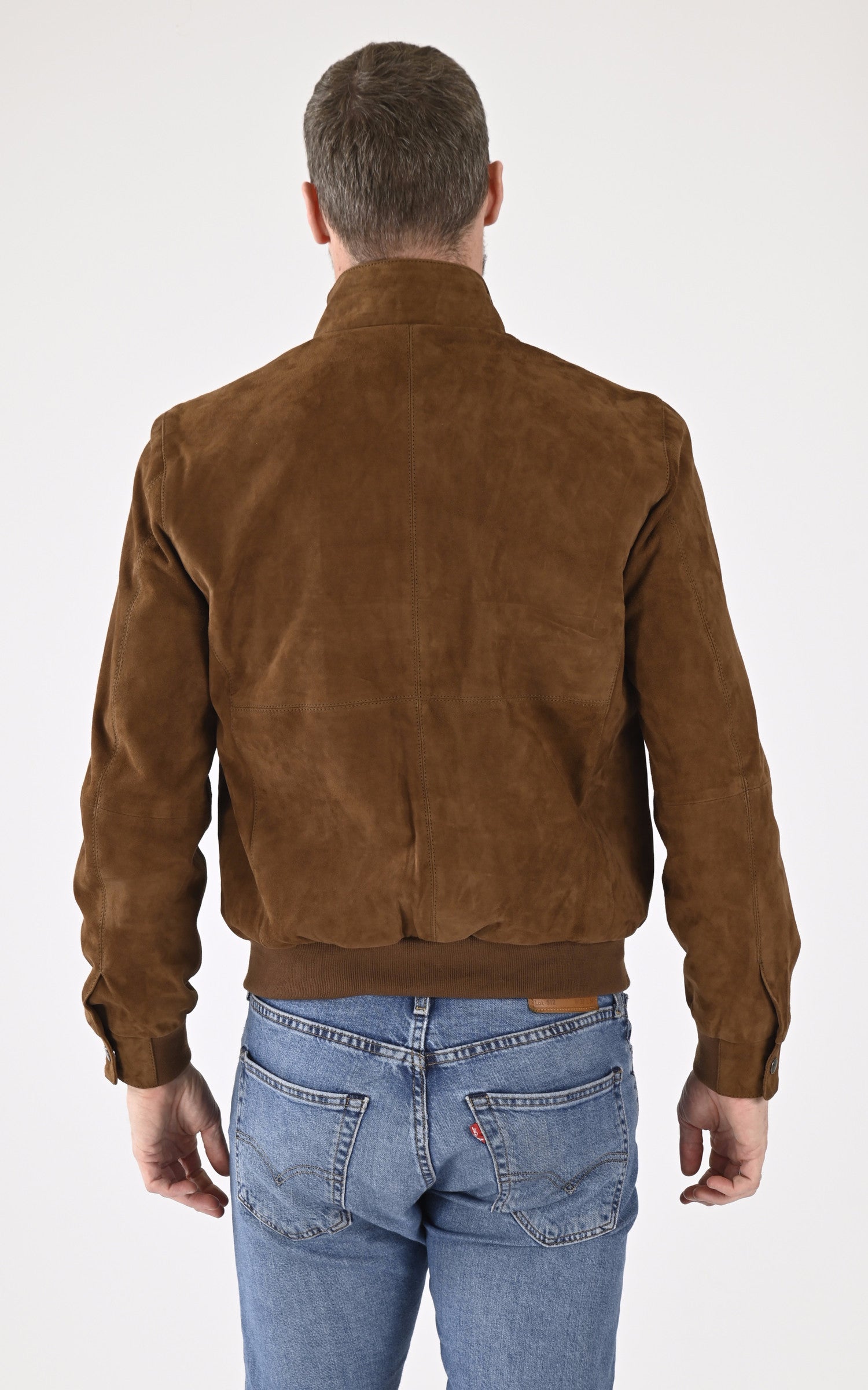 A &quot;PADERMO 7535&quot; Marron Smarty Blouson Homme back photo 4