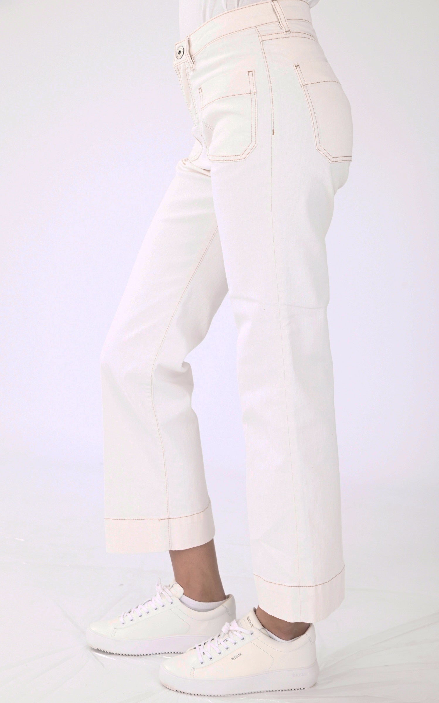 A &quot;BELLA&quot; Blanc Denim Studio Pantalon Femme interior photo 3