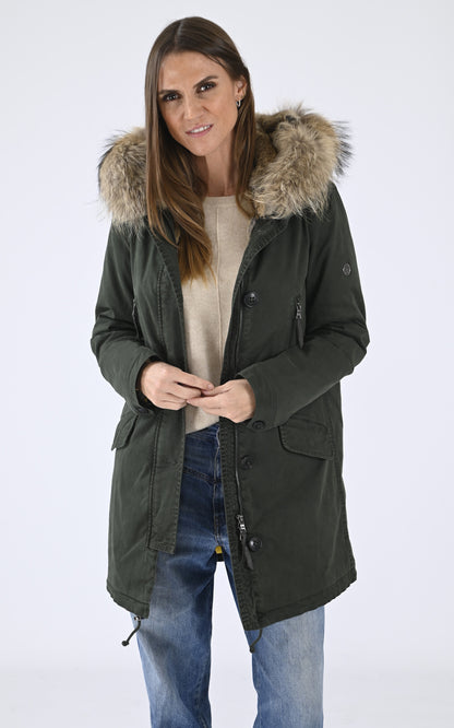 A &quot;ASPEN 515&quot; Kaki Blonde n°8 3/4 Femme opened photo