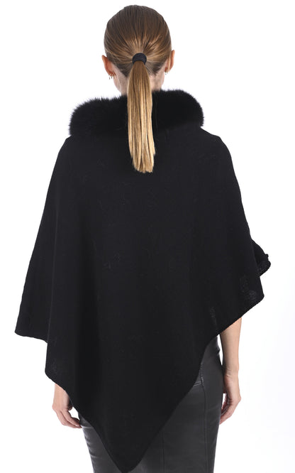A &quot;540/30&quot; Noir Lea Clement Cape Femme back photo