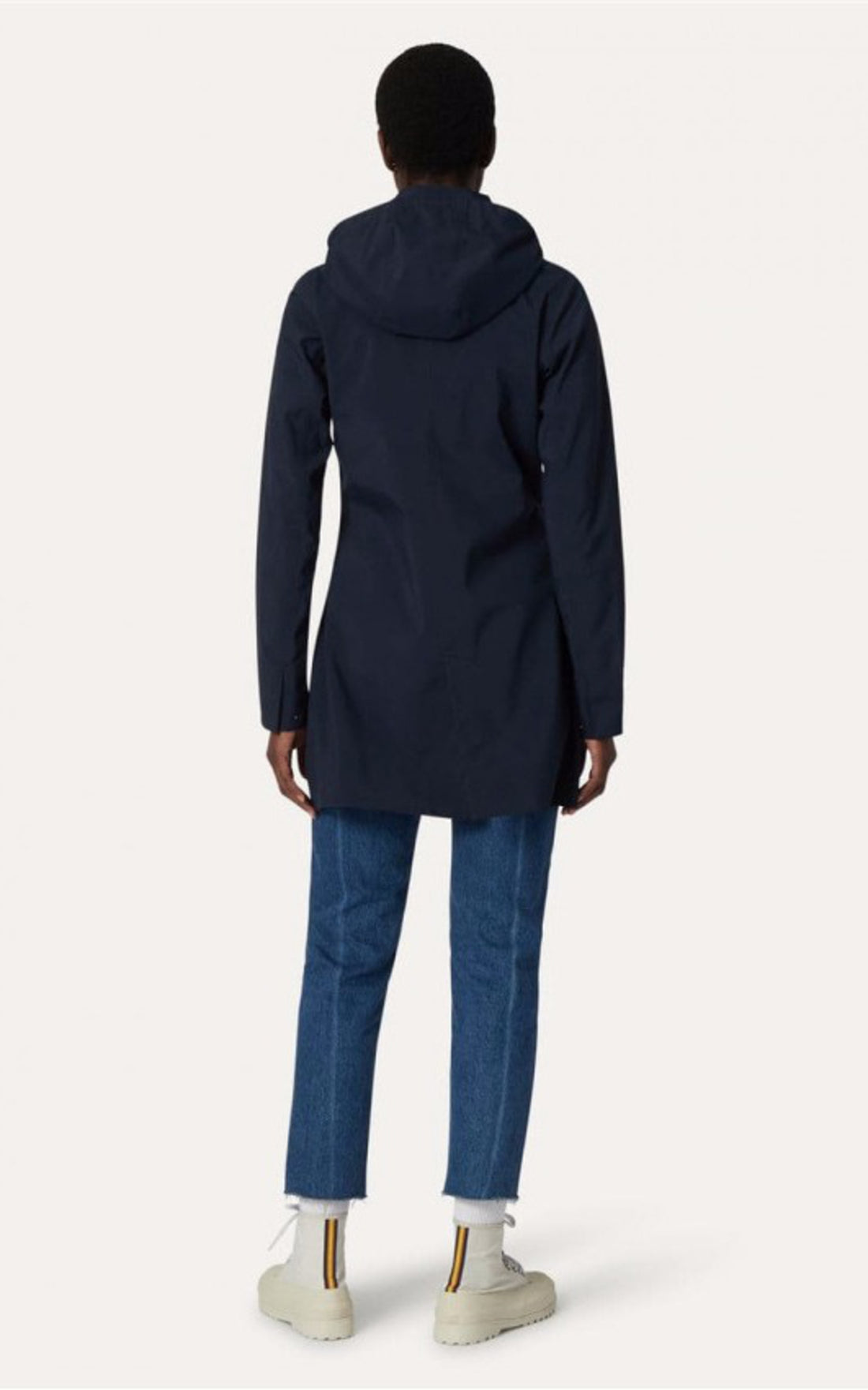 A &quot;MATHY BONDED K7127JW&quot; Bleu Foncé K-Way Veste Femme opened photo