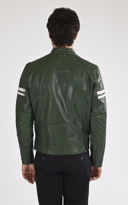 A &quot;SPENCER 104153&quot; Vert Daytona 73 Blouson Homme back photo