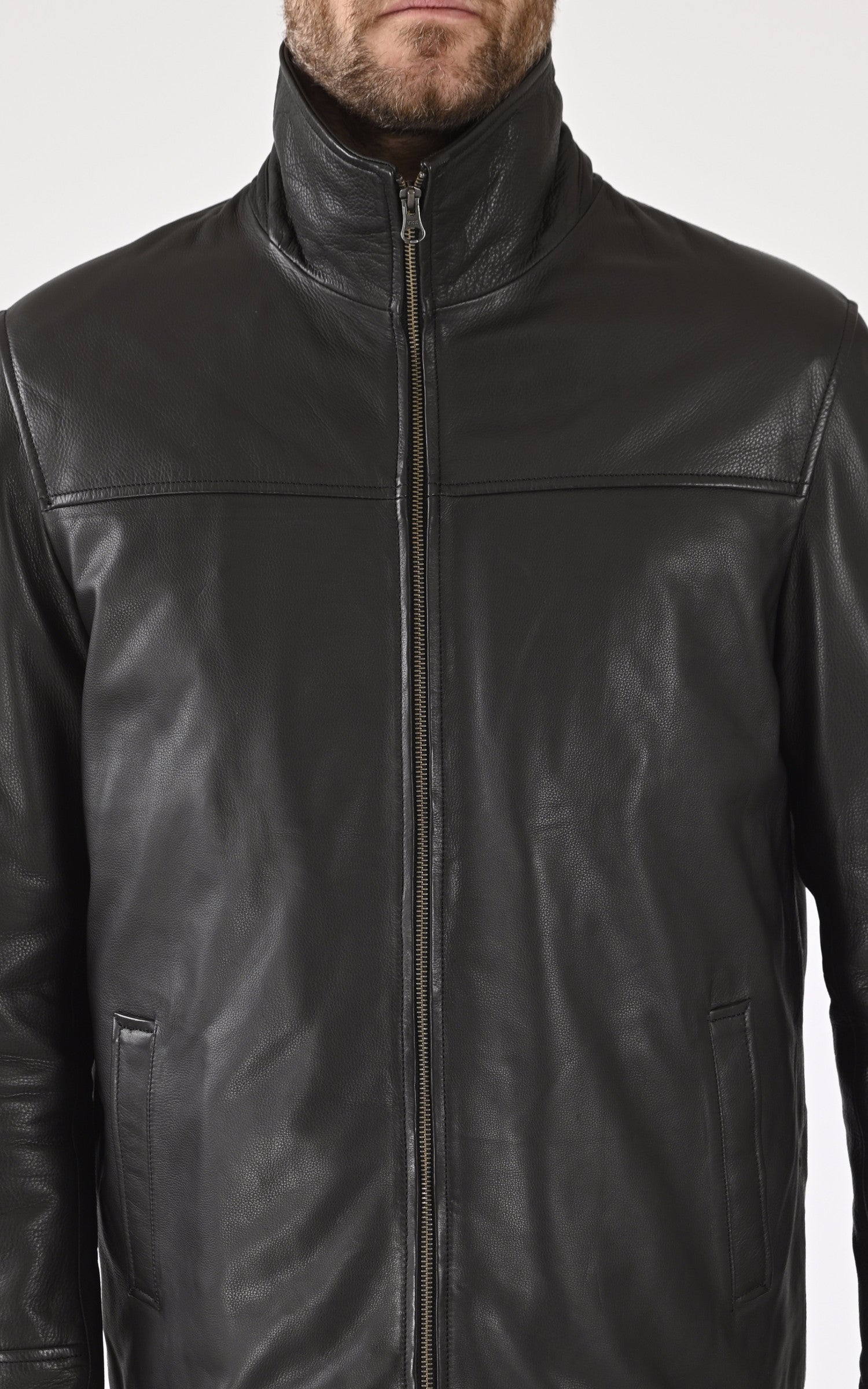 A &quot;COOPER&quot; Noir La Canadienne Blouson Homme details photo