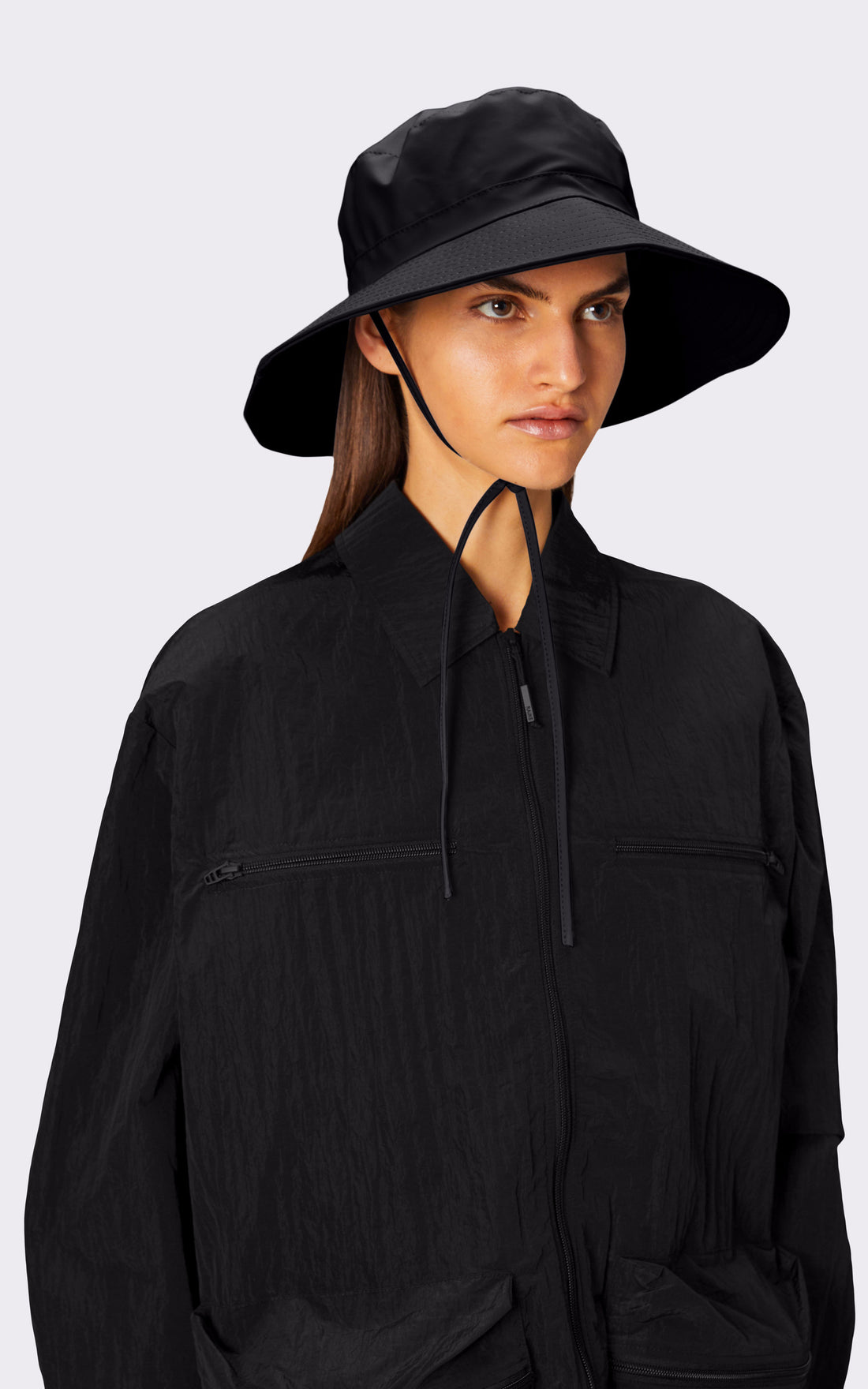 A &quot;20030 BOONIE HAT&quot; Noir Rains bob Mixte back photo