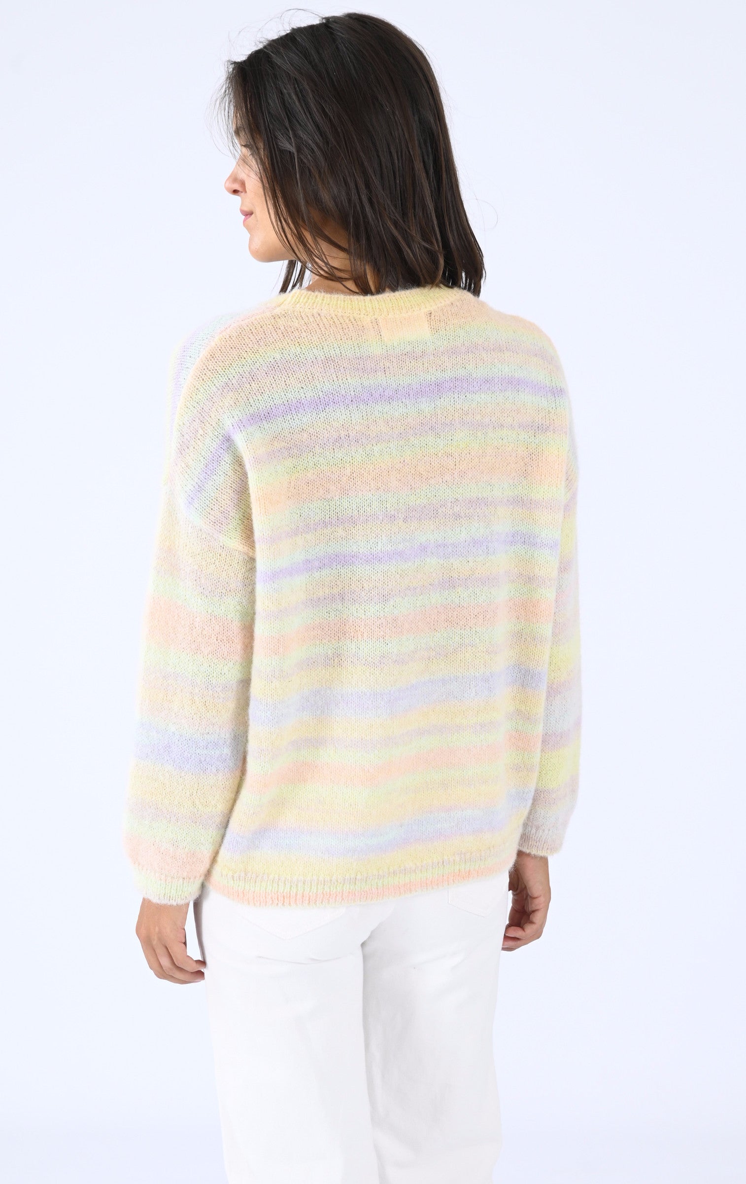 A &quot;MABELLO&quot; Multi Les Tricots de Léa Pull Femme back photo