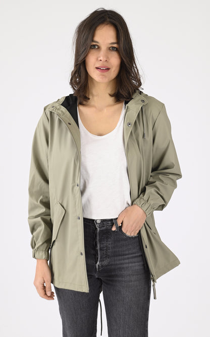 A &quot;18010 FISHTAIL&quot; Taupe Rains Veste Mixte closed photo