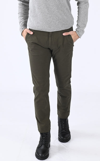 A &quot;TRJO70&quot; Kaki Schott Pantalon Homme opened photo