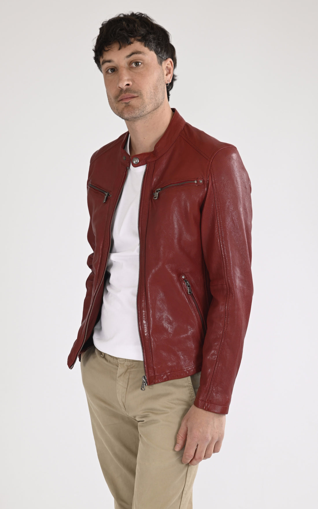 A &quot;GAFINO 101843&quot; Rouge Daytona 73 Blouson Homme opened photo