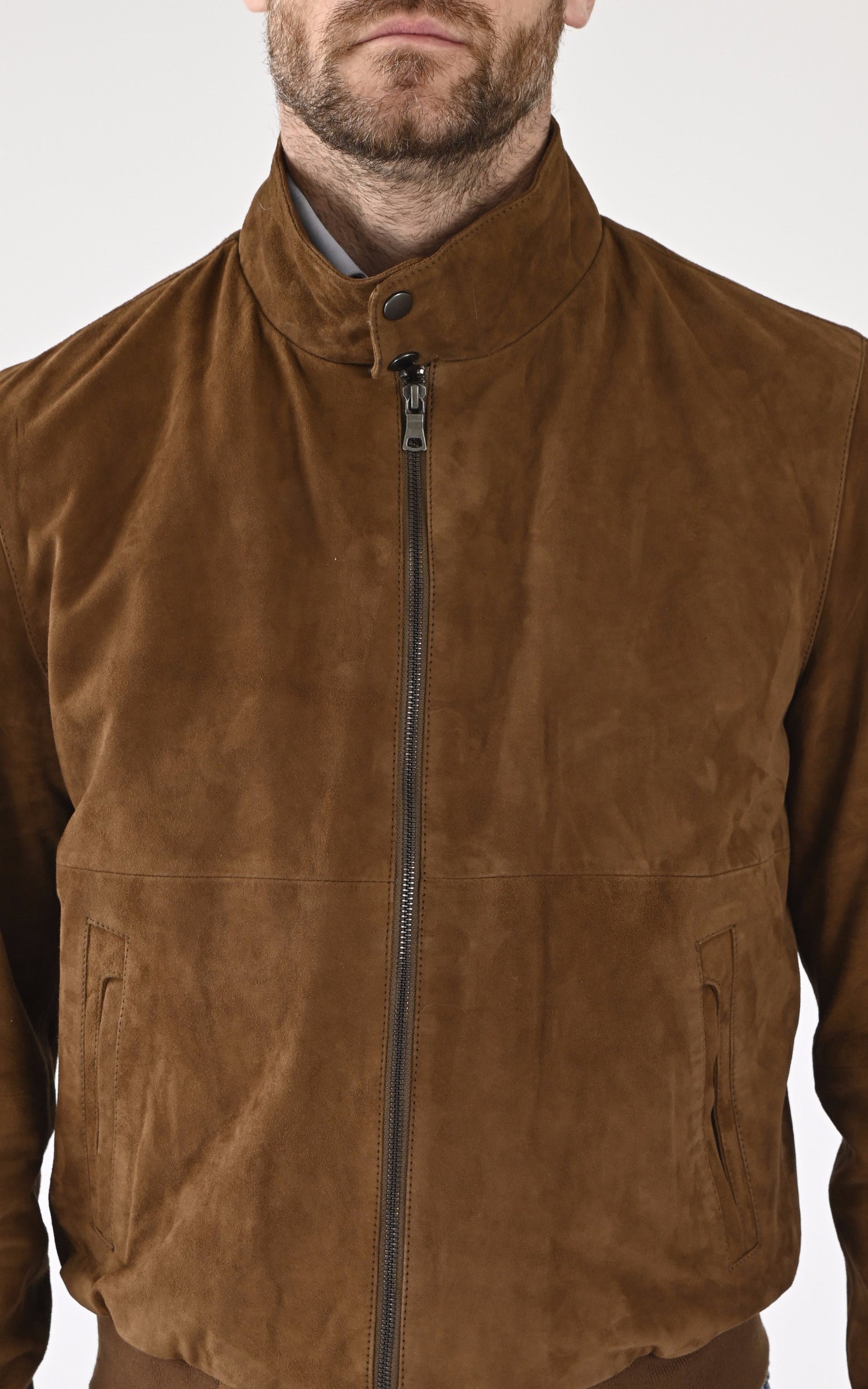 A &quot;PADERMO 7535&quot; Marron Smarty Blouson Homme details photo 5