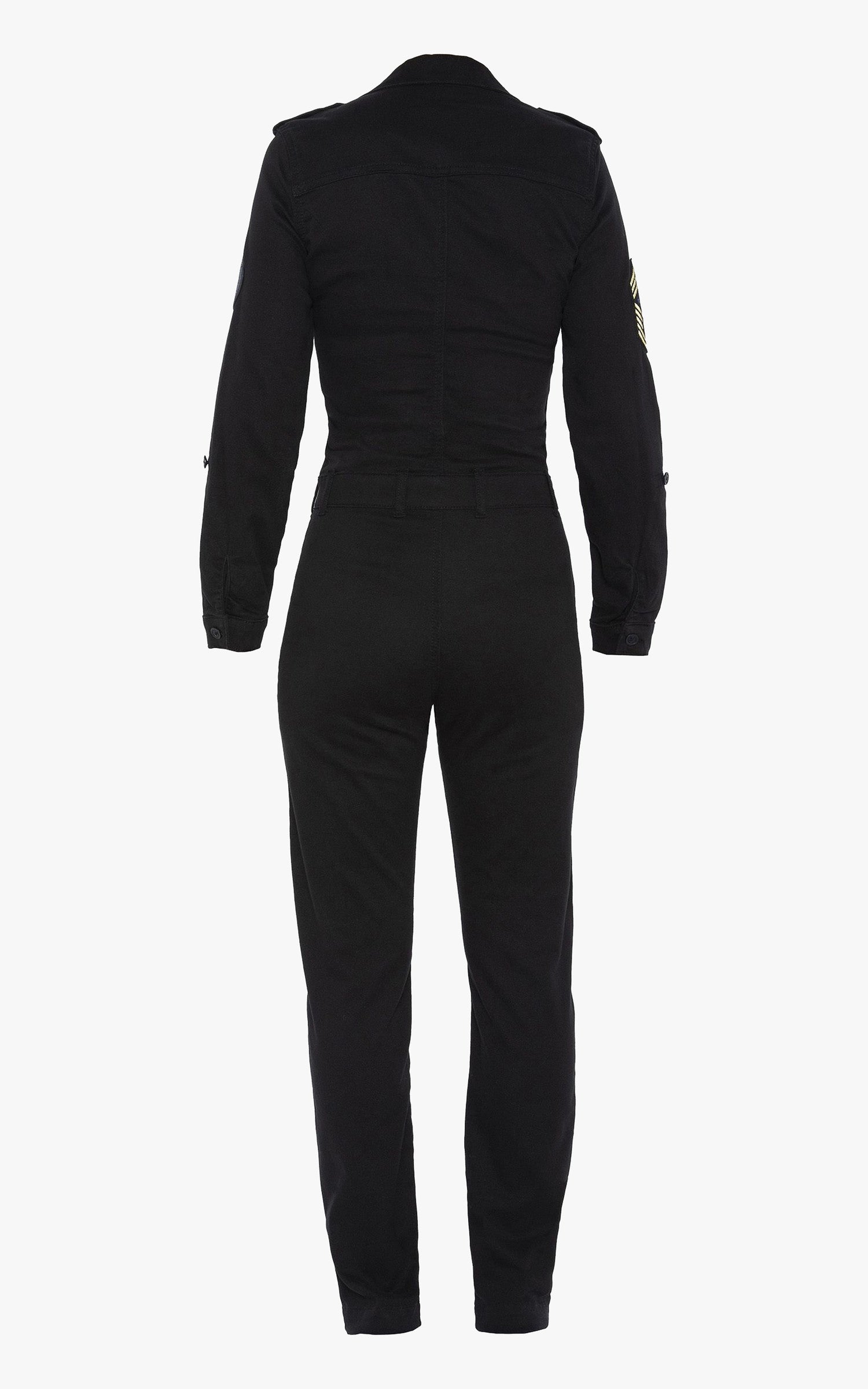 Combinaison Pilote Femme SCHOTT NYC - Modèle TRJUMP21WX, Tissu Tencel Léger, Noir - Taille M EU - 2