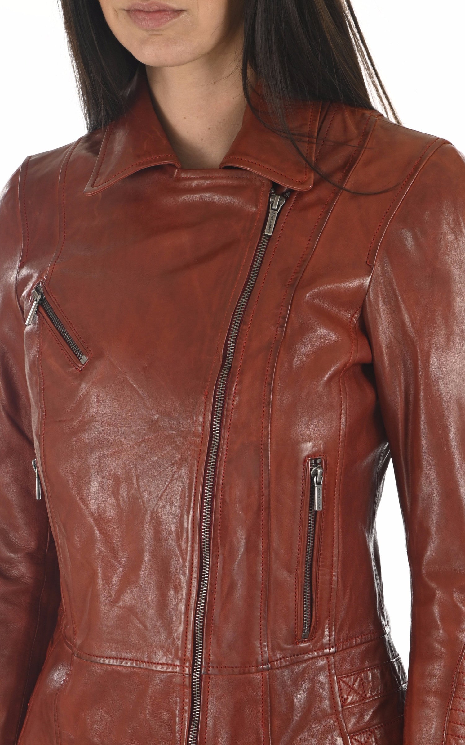 A &quot;JULIETTE 100096&quot; Rouge Rose Garden Blouson Femme details photo 5