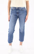 A "SALOME" Bleu Denim Studio Pantalon Femme opened photo