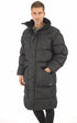 A "15020 BLOCK PUFFER COAT" Noir Rains Mt Doudoune Mixte opened photo