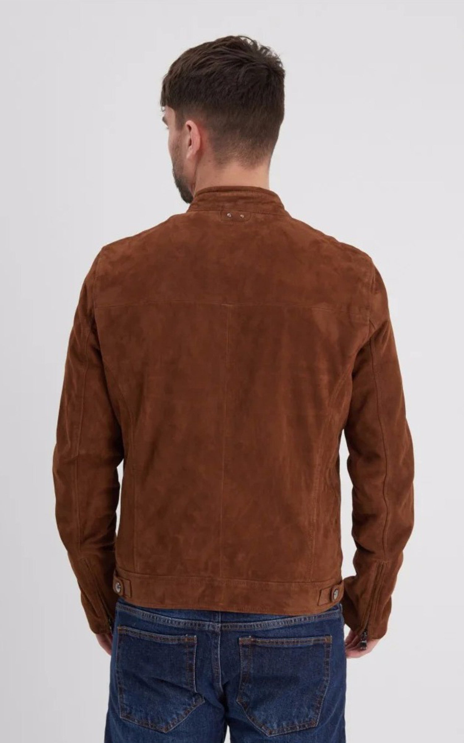 A &quot;DELF 102569&quot; Tobacco Daytona 73 Blouson Homme back photo