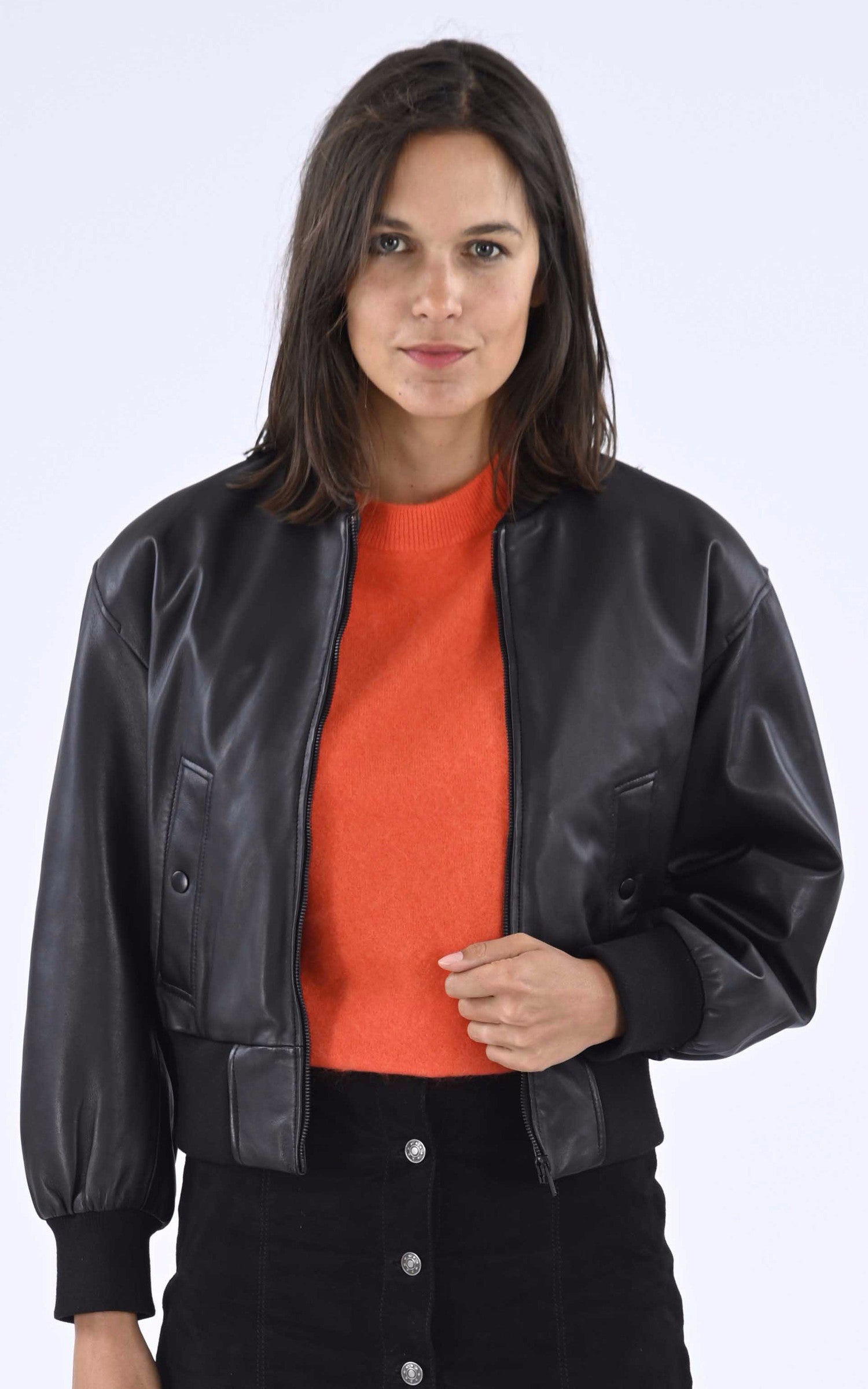 A &quot;THYLANE&quot; Noir Serge Pariente Blouson Femme opened photo 1