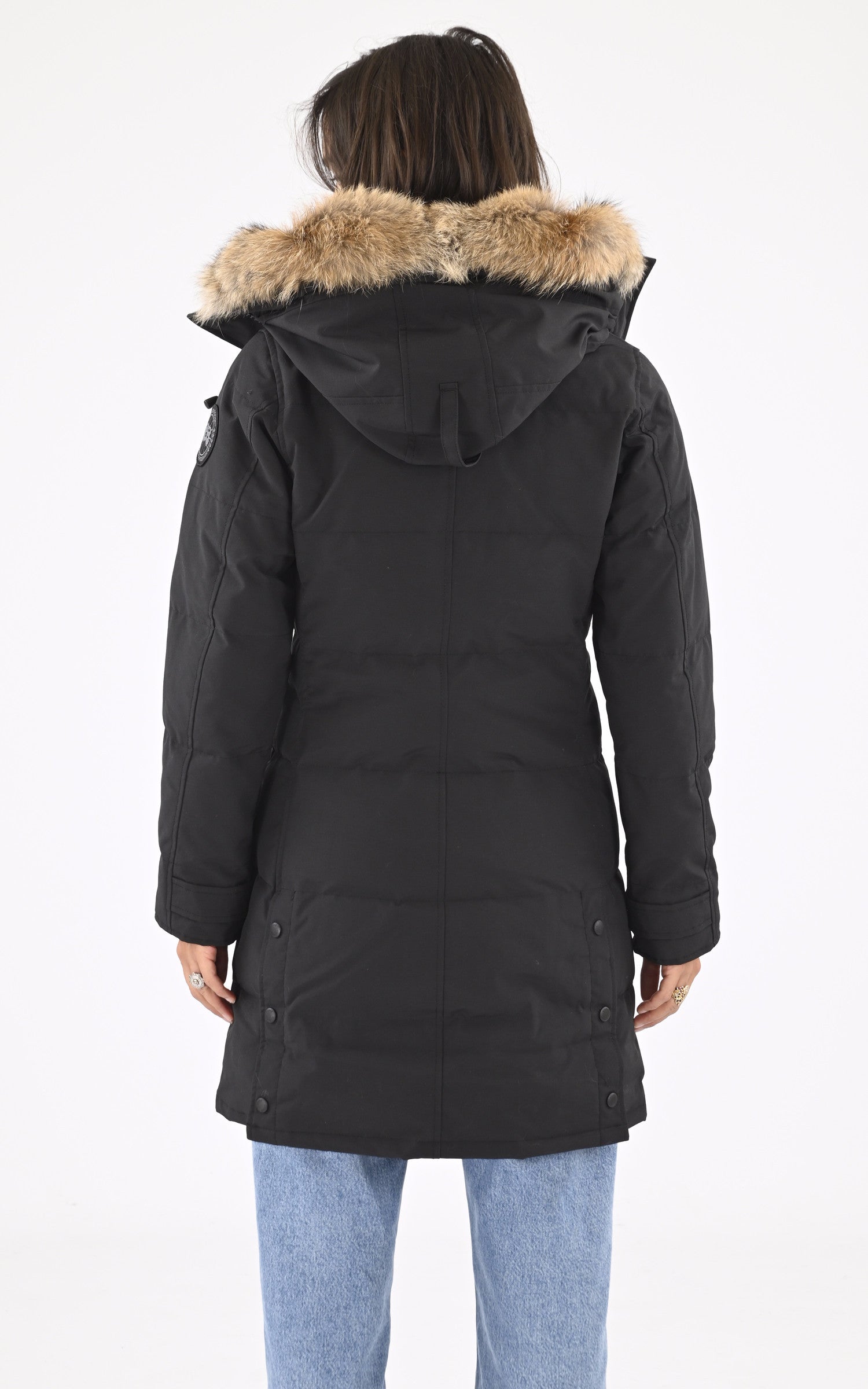 A &quot;SHELBURNE 3802LB&quot; Noir Canada Goose 3/4 Doudoune Femme back photo