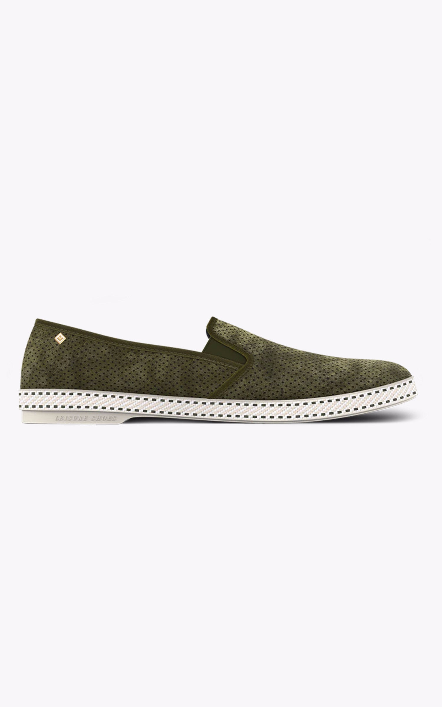 A "SUEDE 3064" Kaki Rivieras Chaussures Homme closed photo